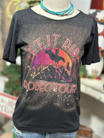 Shop Envi Me It's T-shirt Kinda Day The Let It Ride Rodeo Tour Bleached Tee