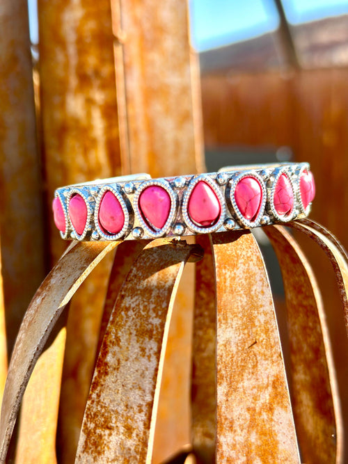Shop Envi Me Bracelets The Love Pink Vintage Cuff Bracelet