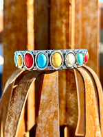 Shop Envi Me Bracelets The Love Vintage Multi Stone Cuff Bracelet