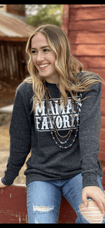 Shop Envi Me Cardigans and Kimonos The “Mama’s Favorite” Sweatshirt