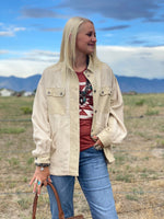 Shop Envi Me Cardigans and Kimonos The Manitoba Cord Shacket Jacket