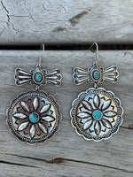 Shop Envi Me Earrings The Mohave Southwest Silver and Turquoise Earring