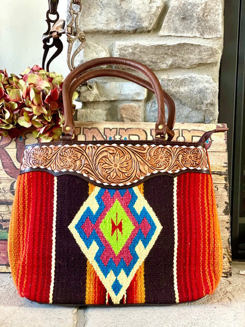 Shop Envi Me Arm Candy The New Buckstitch Babe Navajo Wool  Bag