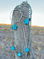 Shop Envi Me Necklaces The O My Turquoise Stars Necklace & Earring Set