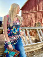 Shop Envi Me It's T-shirt Kinda Day The Painted Sunset Hills Tribal Tank