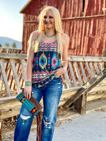 Shop Envi Me It's T-shirt Kinda Day The Painted Sunset Hills Tribal Tank