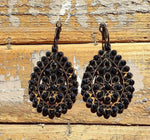 Shop Envi Me Earring Oval / Black with Bronze The Pink Panache Santa Rosa Earring