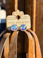 Shop Envi Me Earrings The Pink Panache Silver AB Crystal Stud Earring