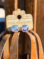 Shop Envi Me Earrings The Pink Panache Silver AB Crystal Stud Earring