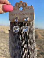 Shop Envi Me Earrings The Pink Panache Spring Double Crystal Earring