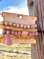 Shop Envi Me Jewelry Stack Set / Pink Mauve The Pink Panache Summer Pink Stack Bracelet Set