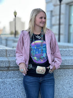 Shop Envi Me Cardigans and Kimonos The Pretty In Pink Corduroy Zip Up