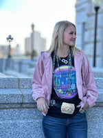 Shop Envi Me Cardigans and Kimonos The Pretty In Pink Corduroy Zip Up