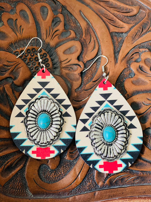 Shop Envi Me Earrings The Pueblo Aztec Concho Earrings