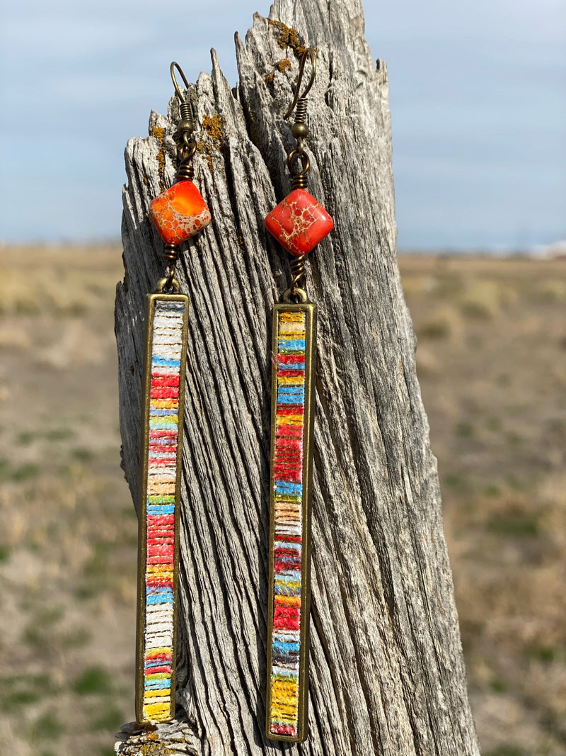 Shop Envi Me Earrings The Pueblo Stone Drop Earrings