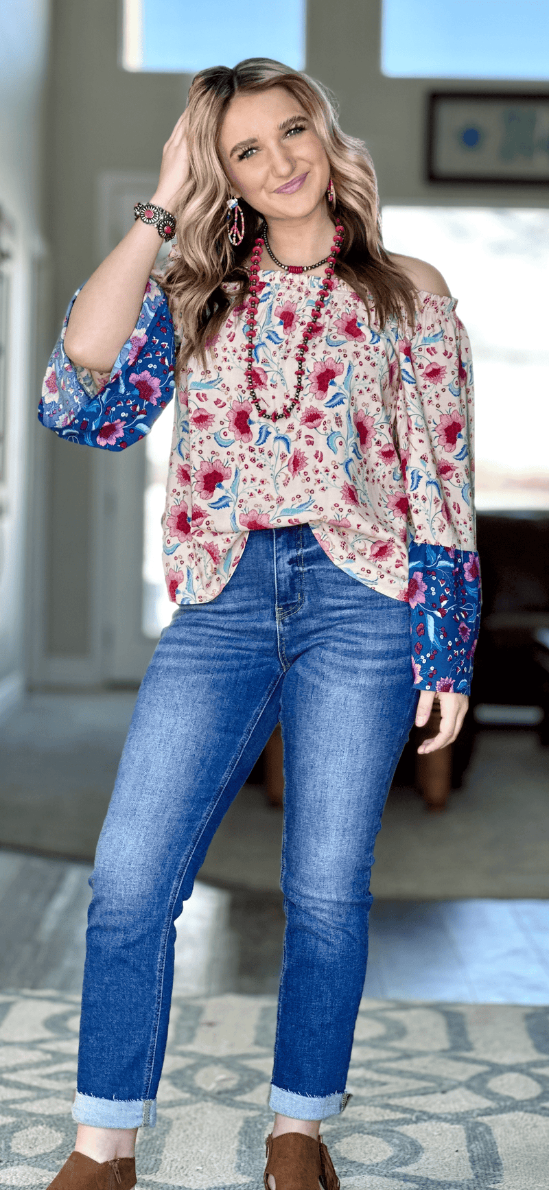 Shop Envi Me Tops and Tunics The Puerto Valletto Floral  Top
