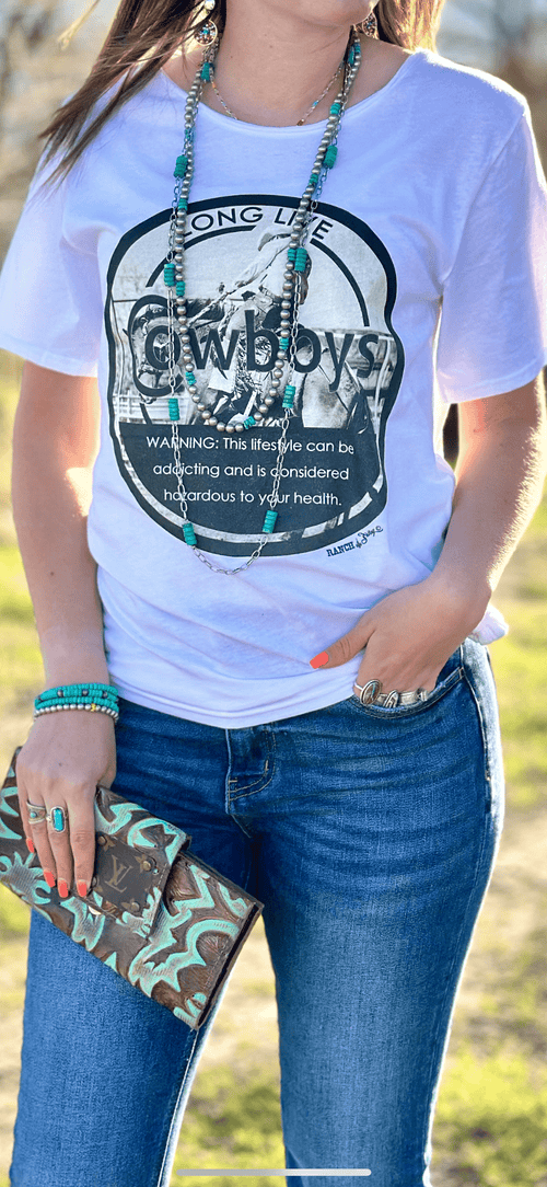 Shop Envi Me It's T-shirt Kinda Day The Raw Neck Long Live Cowboys Tee