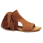 Not Rated Footwear The Redwood Fringe Tucson Sandal