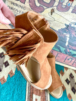 Not Rated Footwear The Redwood Fringe Tucson Sandal