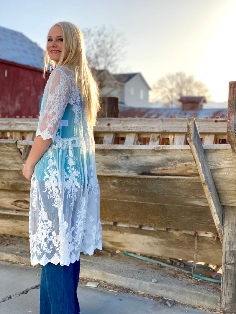 Shop Envi Me Cardigans and Kimonos The Remington Lace Kimono