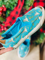 Roper Footwear The Roper Cactus & Longhorn Slip On