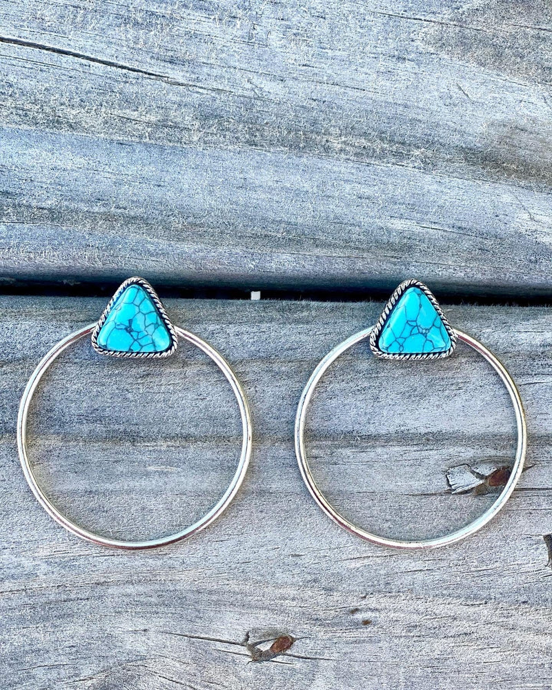 Shop Envi Me Earrings The Sagebrush Silver & Turquoise Earring