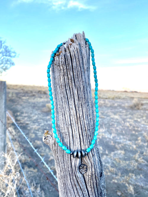 Shop Envi Me Necklaces The Sagebrush Turquoise Choker Necklace