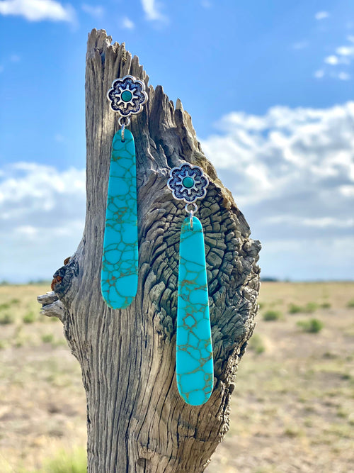 Shop Envi Me Earrings The Sagebrush Turquoise Drop  Earring