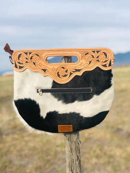 Shop Envi Me Arm Candy The Salina Cowhide Clutch Bag