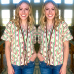 Shop Envi Me tops The San Jacinto Surplice Top
