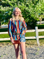 Shop Envi Me Tops and Tunics The San Valenta Striped Top