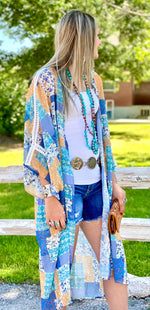 Shop Envi Me Cardigans and Kimonos The Santa Pinto Patchwork Kimono