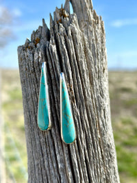 Shop Envi Me Earrings Turquoise The Santa Ynez Sterling & Real Turquoise Earrings