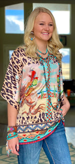 Shop Envi Me It's T-shirt Kinda Day The Satin Punchy Poncho Top
