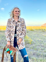 Shop Envi Me Cardigans and Kimonos The Sierra Nevada Aztec Shacket