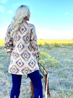 Shop Envi Me Cardigans and Kimonos The Sierra Nevada Aztec Shacket