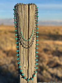 Shop Envi Me Necklaces The Silver Chains Turquoise Necklace