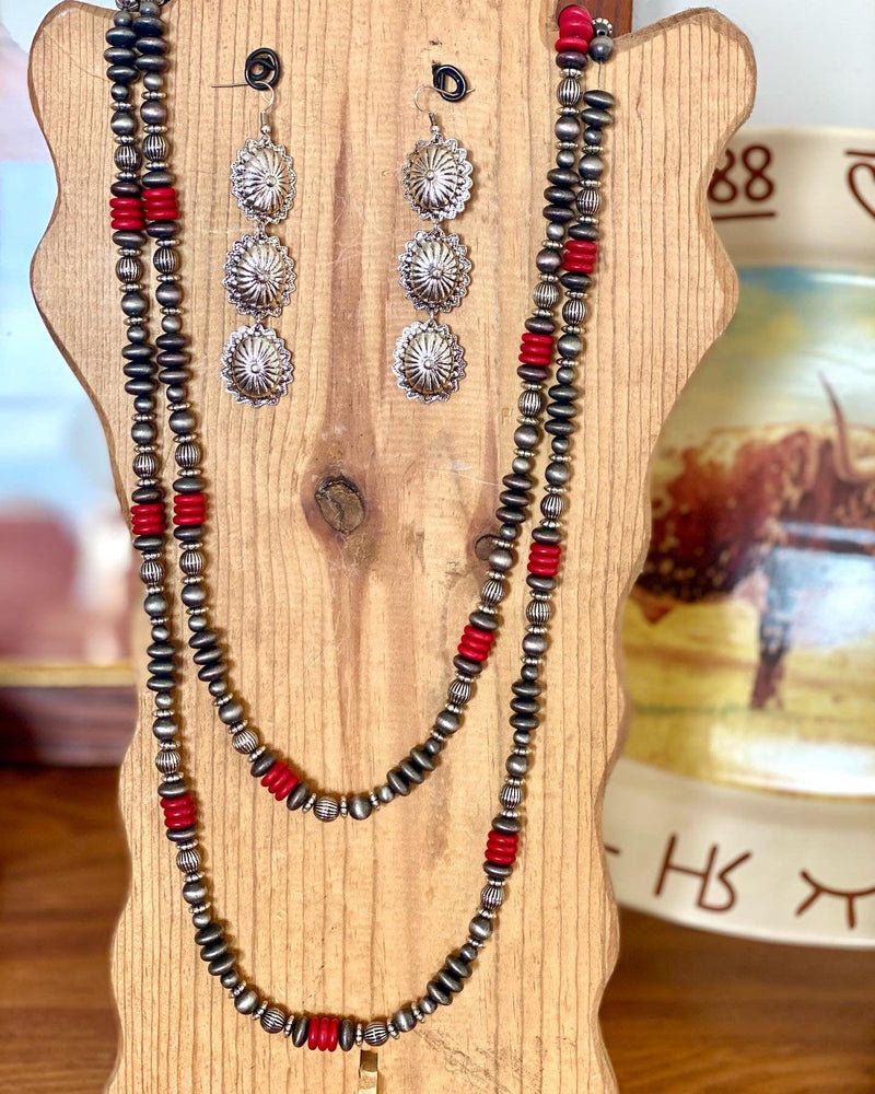 Shop Envi Me Jewelry The Silver City Coral & Navajo Pearl Beads