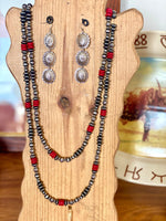 Shop Envi Me Jewelry The Silver City Coral & Navajo Pearl Beads