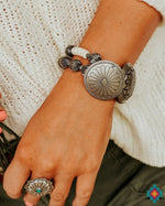Shop Envi Me Bracelets The Silver Sachina Concho Bracelet