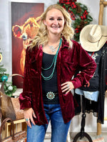 Shop Envi Me Cardigans and Kimonos The Song Of San Antone Velvet Jacket Top