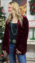 Shop Envi Me Cardigans and Kimonos The Song Of San Antone Velvet Jacket Top