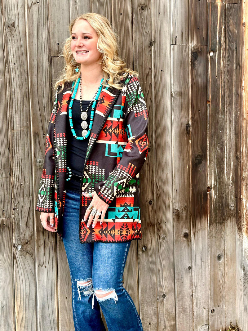 R Cinco RAnch New arrivals The South of Abilene Aztec Coat
