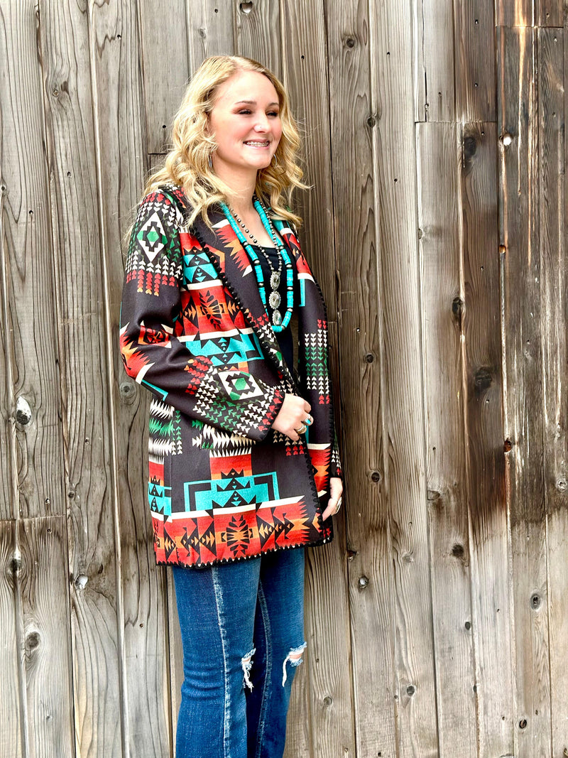 R Cinco RAnch New arrivals The South of Abilene Aztec Coat