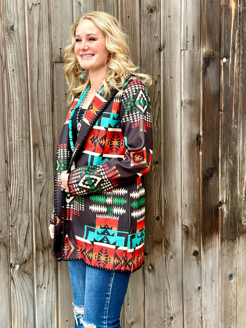 R Cinco RAnch New arrivals The South of Abilene Aztec Coat