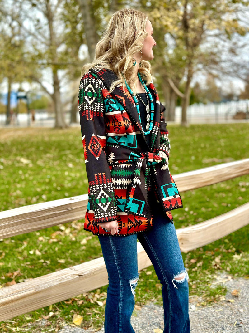 R Cinco RAnch New arrivals The South of Abilene Aztec Coat