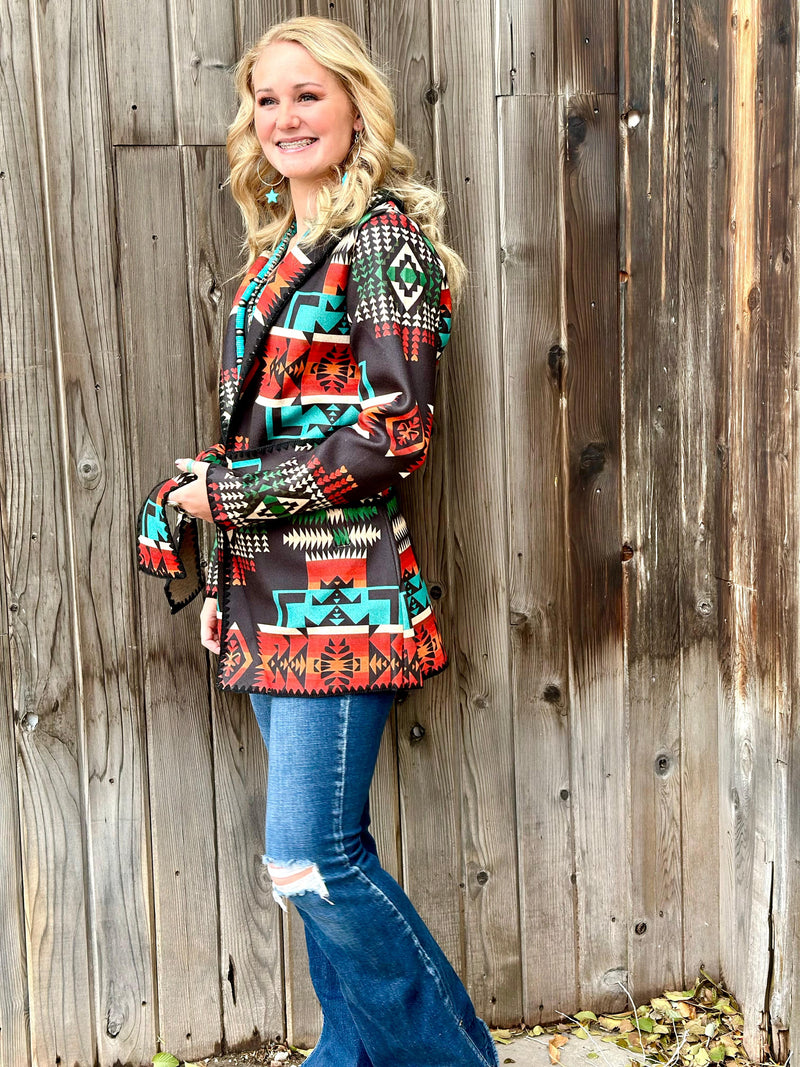 R Cinco RAnch New arrivals The South of Abilene Aztec Coat