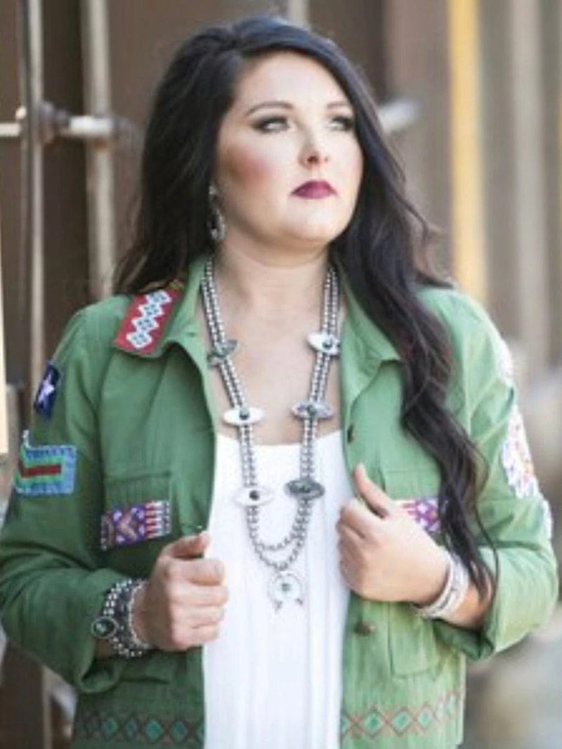 Shop Envi Me Necklaces Turquoise on Silver The South Of Galveston Navajo Pearl Squash