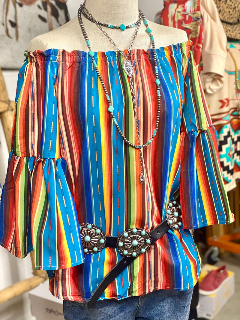 Shop Envi Me The South of Mazatlan Turquoise Concho Belt