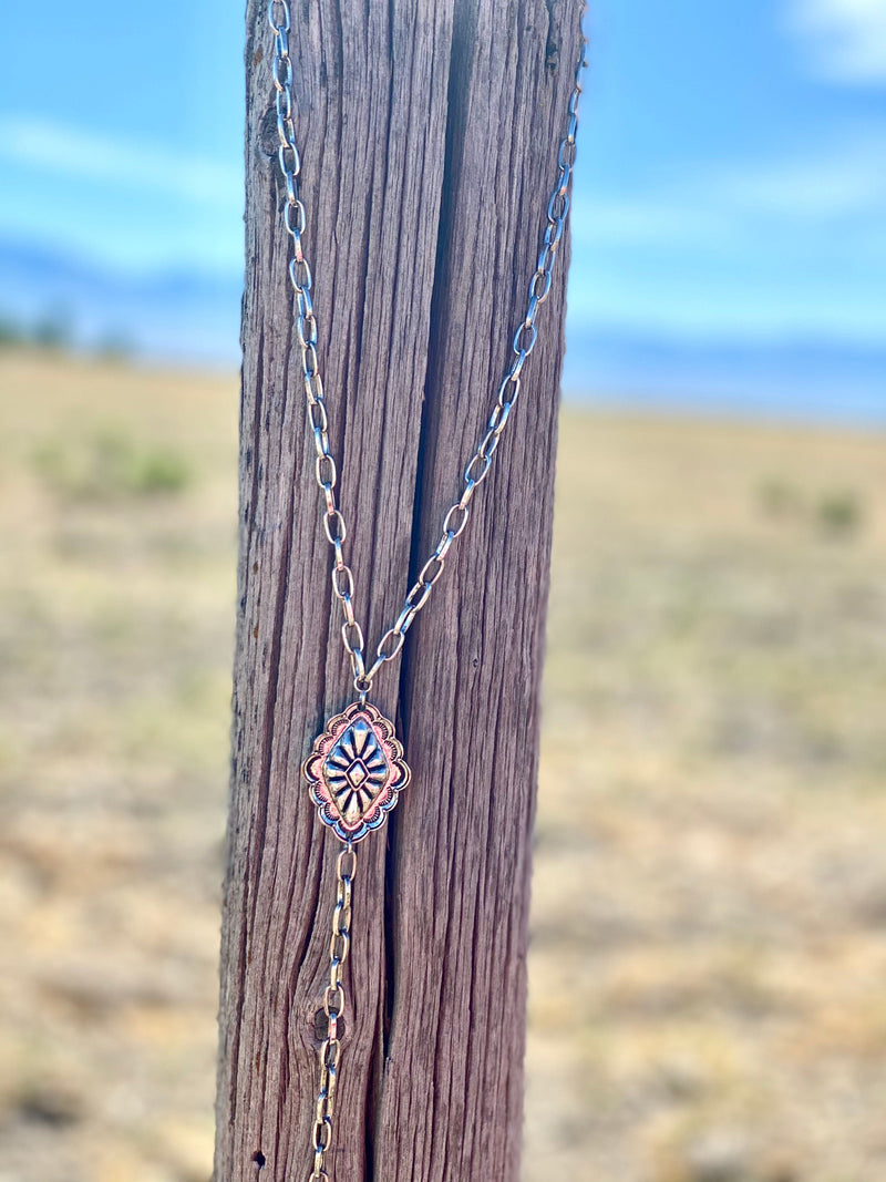 Shop Envi Me Necklaces The South Of Rio Silver Rosary Necklace